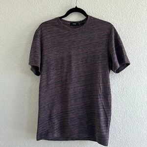 NWT THEORY PURPLE CLAEY KILIM MULTI LOUNGE SLUB T-SHIRT